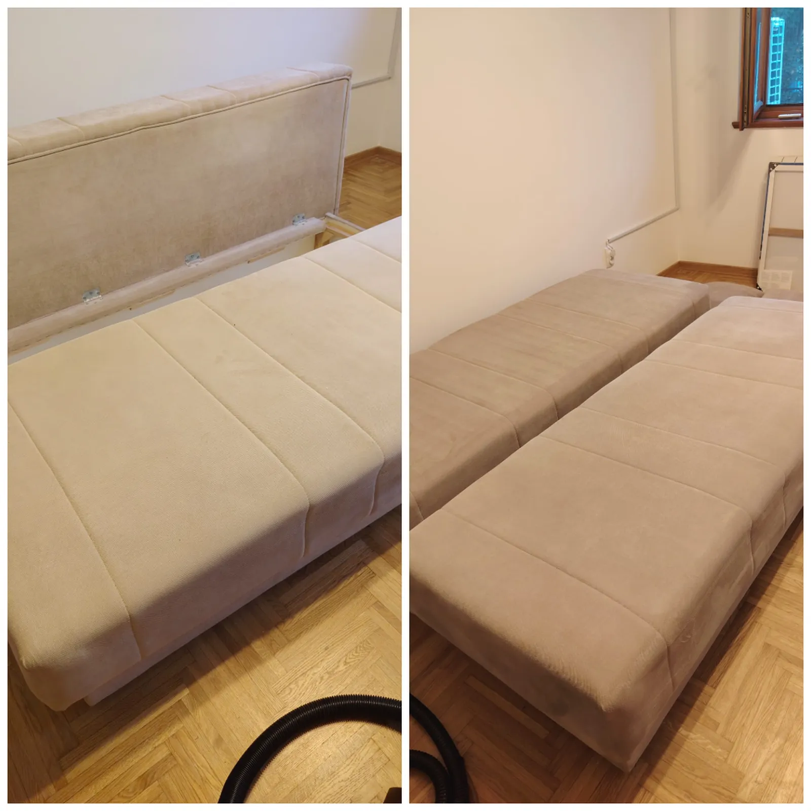 Dubinsko pranje pre i posle